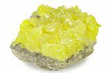 Bright-Yellow Sulfur Crystals - Bolivia #322542-1